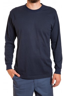 Poly cotton long sleeve T-shirt