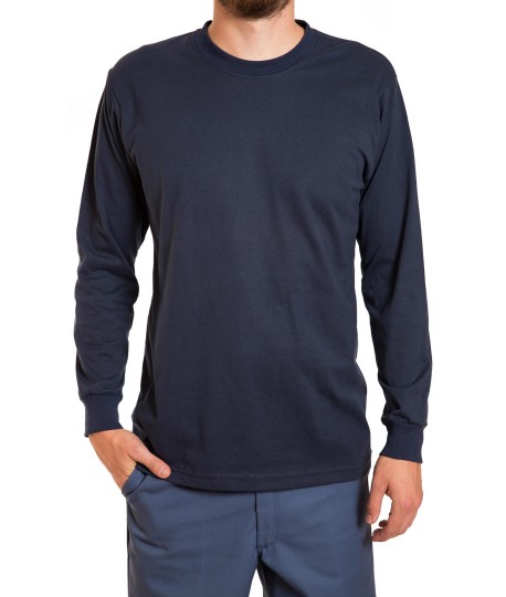 Poly cotton long sleeve T-shirt