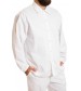 Long sleeve Cotton Shirt, no pockets, gripper closure