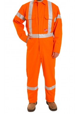 High Visibility Flame Resistant Coverall