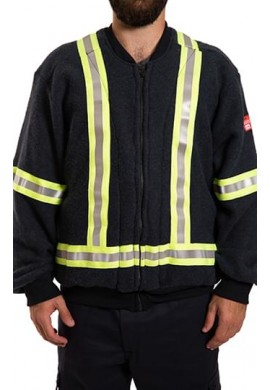 Hi Vis F.R. fleece vest