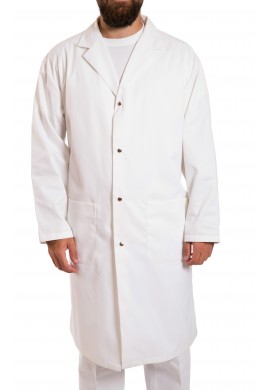 2 pocket butcher coat